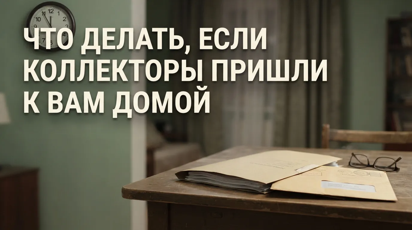 Что делать, если коллекторы пришли к вам домой