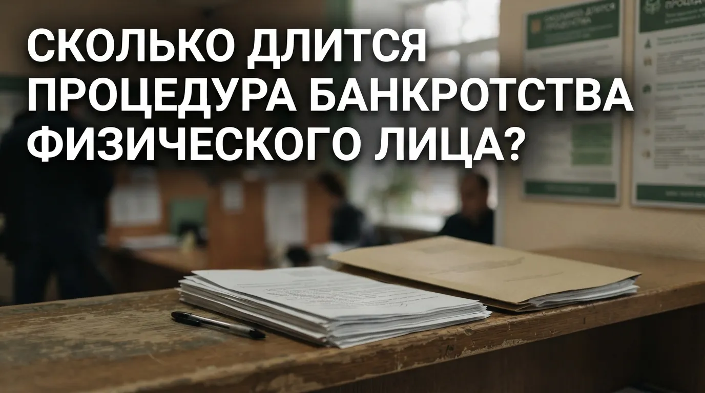 Сколько длится процедура банкротства физического лица: почему обещанные сроки часто растягиваются на годы