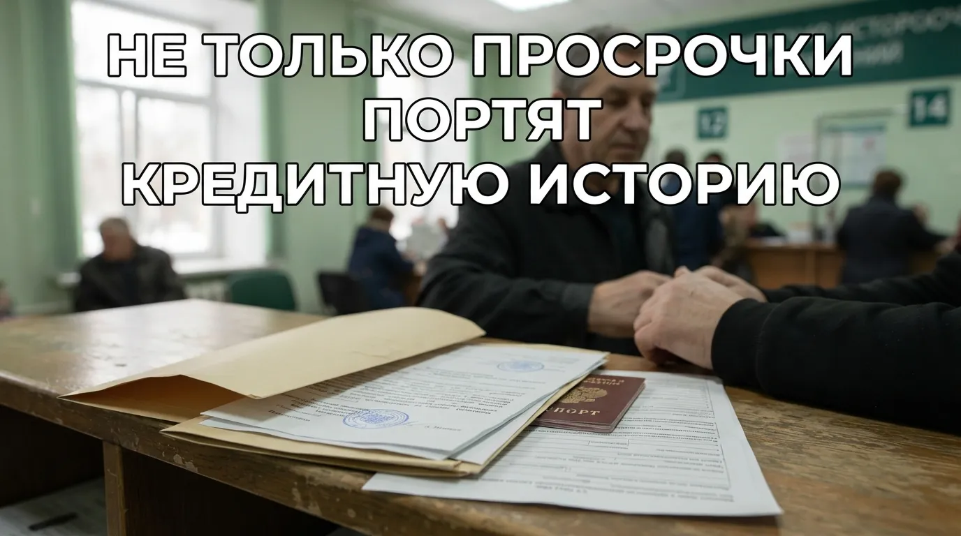 Не только просрочки портят кредитную историю