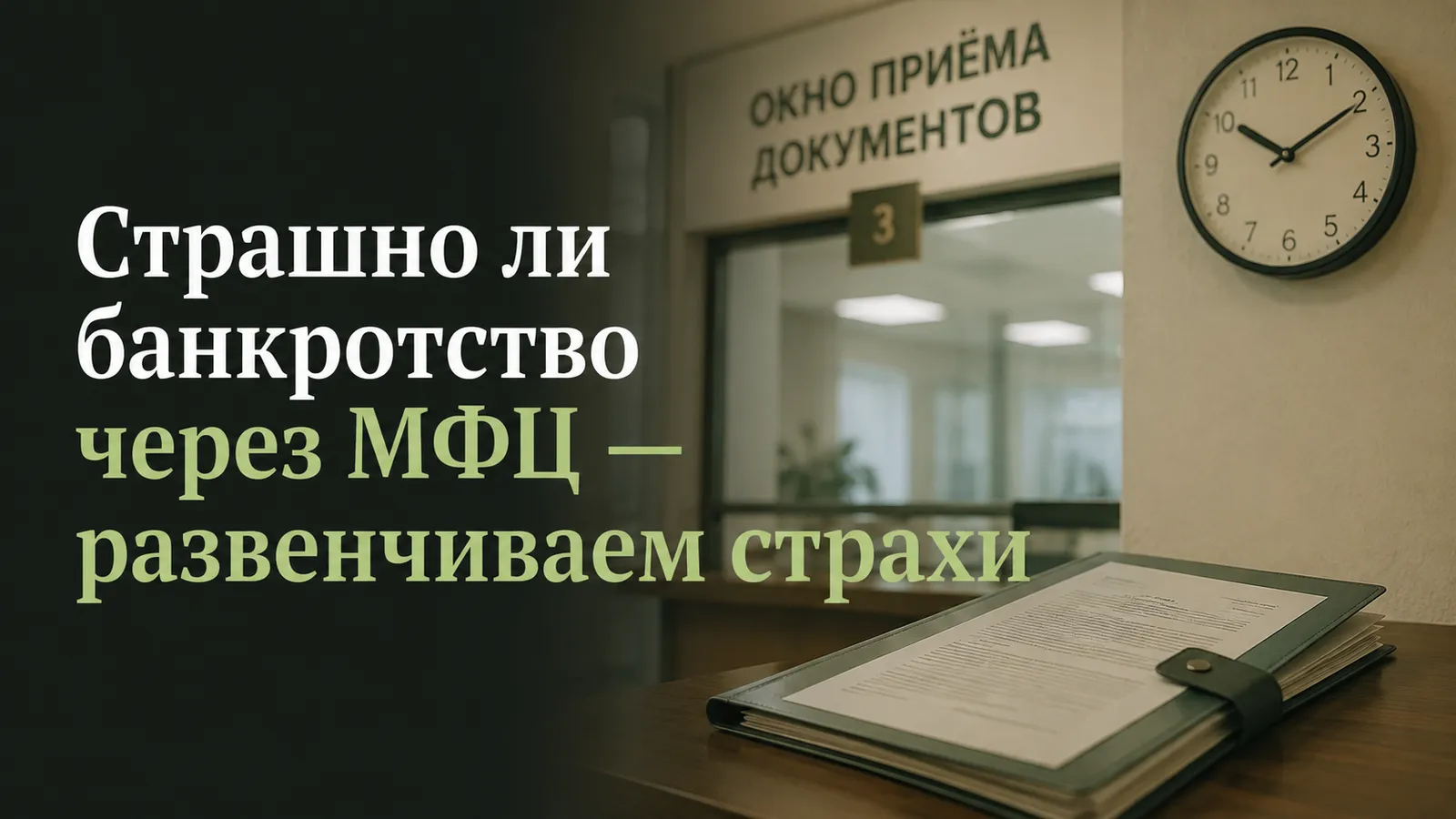 Страшно ли банкротство через МФЦ — развенчиваем страхи